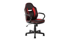 Most relevant best selling latest uploads. Buy Argos Home Faux Leather Mid Back Gaming Chair Red Black Office Chairs Argos
