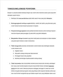 Jika melihat contoh surat di atas, pada bagian bawah tertera tanda tangan saksi. 7 Surat Perjanjian Sewa Rumah Ideas Surat Tenancy Agreement Picture Places
