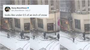 395 likes · 5 talking about this. Video It Snowed In London So This Guy Went Skiing Mid Street Trending News The Indian Express