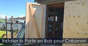 Porte En Bois Pour Cabanon 4 Etapes Shed Doors Building A Shed Shed
