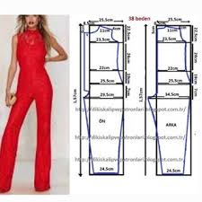 seneler evvel cizdigim ve blogumda yayinladigim 38 beden temel tulum kalibi dostlar resimdeki kirmizi tulum gorseli temsilidir dest tulum moda stilleri dikis