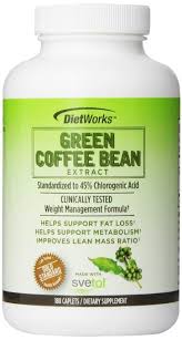 Dietworks Green Coffee Bean Extract Caplets 180 Count Green Coffee Bean Extract Green Coffee Bean Green Coffee