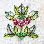 Goldwork Nuveau Berry Autumn Workshop