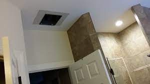 How to properly vent a bathroom fan duct to the outside through an. Placement Of Bathroom Exhaust Fan Diy Home Improvement Forum