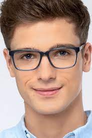 Prologue Rectangle Tortoise Frame Eyeglasses Eyebuydirect Man Ponytail Brown Hair Men Mens Eye Glasses