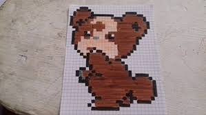 Teddiursa Dessin Pixel Dessin Modele Pixel Art