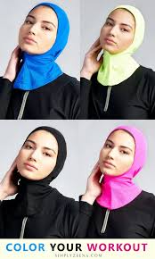 Zeena Active Hijabs Meet The Collection Modest Workout Braid Tutorial Hijab