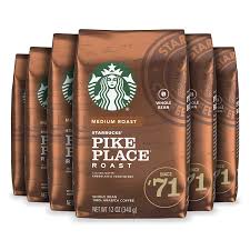Check spelling or type a new query. Amazon Com Starbucks Medium Roast Whole Bean Coffee Pike Place Roast 6 Bags 12 Oz Each Grocery Gourmet Food