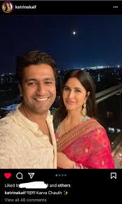 Katrina & Vicky pics of Karva Chauth !! Kat posted on insta captioning 1st  one ✨ : rBollyBlindsNGossip