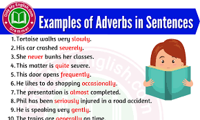 Nervous + ly, quick + ly, slow + ly. Examples Of Adverbs In Sentences Are In Sentences Onlymyenglish