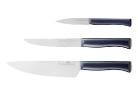 Coffret 3 Couteaux Cuisine Opinel Intempora Acier Inox