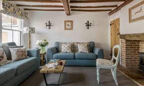 Old farmhouse 17th century fireplace. Explore This Fresh And Airy Grade Ii Listed 16th Century Cottage In Suffolk Ideal Home
