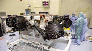 The nasa mars 2020 entry, descent and landing simulation shows the perseverance rover being lowered from its descent stage. Mars Perseverance Rover Sample Handling System Integrated By Nasa Jpl