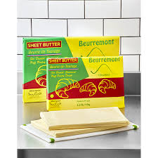 Butter 82 Beurre De Tourage Sheets 2 Kg Beurremont