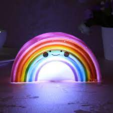 虹の形の子供子供のキッドかわいいledナイトライトテーブルランプ night light kids led night light light table