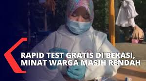 Dinkes Bekasi Gelar Rapid Test Gratis Namun Minat Warga Masih Rendah Youtube