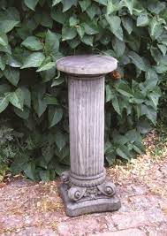 Envirostone™ faux stacked stone construction. Corinthian Stone Plinth Column Lanes Https Www Amazon Co Uk Dp B00i3eksyi Ref Cm Sw R Pi Dp 5vilxbq8wbhxg Stone Columns Corinthian Column Garden Statues