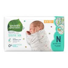 Seventh Generation Size Newborn Up To 10 Lbs Baby Diapers