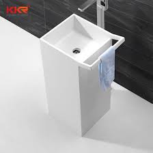 Use our interactive vanity configurator tool to design your custom vanity solution. China Designer Bathroom Pedestal Free Standing Solid Surface Stand Wash Basin China Stand Basin Stand Wash Basin