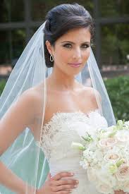 Pink Summer Wedding By Janet Lanza Photography The Bride Link Wedding Hairstyles With Veil Veil Hairstyles Classic Wedding Hair