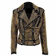 Pin On Women Studded Leather Jackets