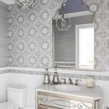 These days, chair rail moulding isn't just about adding protection to vulnerable walls. Powder Room Chair Rail Design Ideas