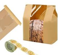 Amazon.com: NOONEAST 100 Pack Large Paper Bread Bags for ...