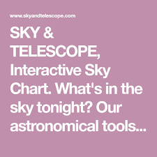 Sky Telescope Interactive Sky Chart Whats In The Sky