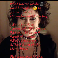 What horror movie or show character would you like to play?