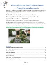 Allied & primary health services at central medical group include pathology, physiotherapy, mental health, podiatry, dietician & diabetes support services. Fillable Online Albury Wodonga Health Albury Campus Fax Email Print Pdffiller