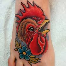 Nov 15, 2017 · chinese tattoo symbols and characters have become a popular form of body modification. Colored Rooster Tattoo Design By Punch Line