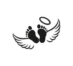 Angel Wings Embroidery Angel Wings Embroidery Design Baby Feet Etsy In 2021 Baby Feet Tattoos Baby Angel Wings Embroidery Designs Baby