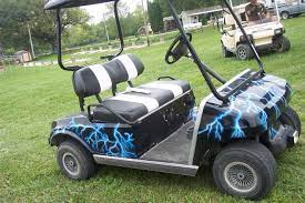 Pin By Michele French On My Painted Art Vinyl Golf Carts Best Golf Cart Golf