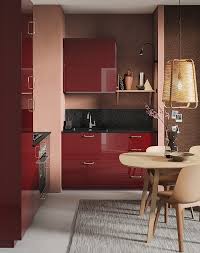 Diy kitchen cabinet doors malaysia. Metod Maximera Base Cabinet Pull Out Int Fittings White Kallarp High Gloss Dark Red Brown Ikea