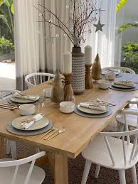 If you're short on counters or cabinets in the kitchen, a pub table set can provide plenty of room for small. Christmas Table Setting Inspiration Dale Alcock Homes Perth