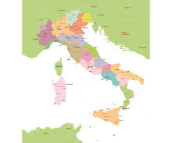 Es hat eine fläche von 301.336 km² und eine einwohnerzahl von ca. Politische Landkarte Von Italien Als Vektorkarte