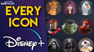 Where is disney plus available? What Icons Avatars Does Disney Have Youtube