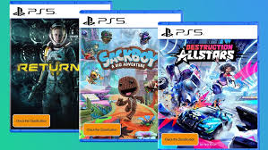 How sony has changed ps5 box design. Box Art Revealed For Ps5 S Returnal Sackboy And Destruction Allstars