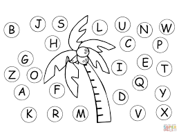 Chicka chicka boom boom coloring pages and simple paper craft to go with bill martin jr.'s story. Chicka Chicka Boom Boom Letter Cover Up Coloring Page Free Printable Coloring Pages Chicka Chicka Boom Boom Chicka Chicka Chicka Chicka Boom Boom Preschool