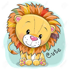 ▶des milliers d'images, des photographies et des dessins de fleur de. Lion De Dessin Anime Mignon Sur Un Fond Bleu Illustration Vectorielle Clip Art Libres De Droits Vecteurs Et Illustration Image 89310770