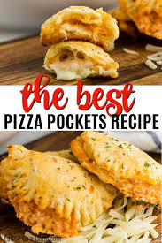 Pizza Pocket Recipe Easy Homemade Pizza Pockets
