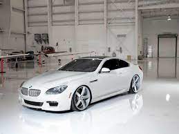 Bmw 6 Series Poses Next To An Airplane Car Sport Bmw Vossen Bmw 650i