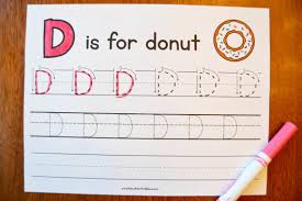 letter d tracing worksheets mary martha mama