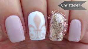 Fleur De Lis Nail Art Tutorial Classic Nails Classic Nails Nails Mauve Nails