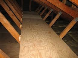 Finally getting our storage out of the dining room. Great Attic Storage Ideas Life Creatively Organized Garage Attic Storage Attic Flooring Garage Attic