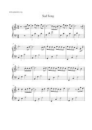 Also this anime piano songs, piano tutorial will teach you the basics when it comes to reading sheet music and is especially useful if you are trying to learn how to play the piano. Elton John Sad Song Sheet Music Pdf Free Score Download