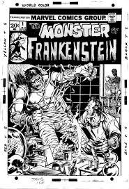 Free, printable coloring pages for adults that are not only fun but extremely relaxing. Monster Of Frankenstein 1 Cover Art By Mighty Mike Ploog Comics Comic Book Artists Comic Books Art