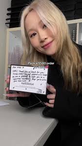 Throwback to Packing a $500 Order for Nikki 💅