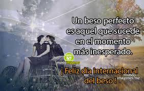 Resulta que alguien inventó que el 6 de julio era un buen día para celebrar el día del beso robado. Imagenes Dia Del Beso Con Frases Cortas Mundo Imagenes Frases Actuales