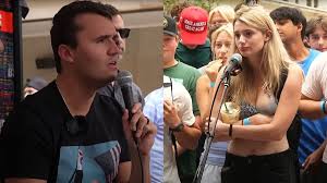 Video Of Female Student Flashing Nipples At Charlie Kirk To Distract Him  During Live Interaction Last Year Resurfaces